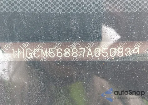 2007 Honda Accord 2.4 Ex from USA, damaged, VIN 1HGCM56887A050839